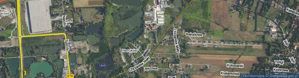 Zdjęcie satelitarne Waniliowa ul.